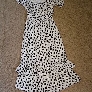 Lane Bryant Black and White Maxi Dress